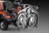 Husqvarna RC 320Ts AWD, Gyűjtős Rider fűnyíró traktor, RC 112cm vágóasztallal